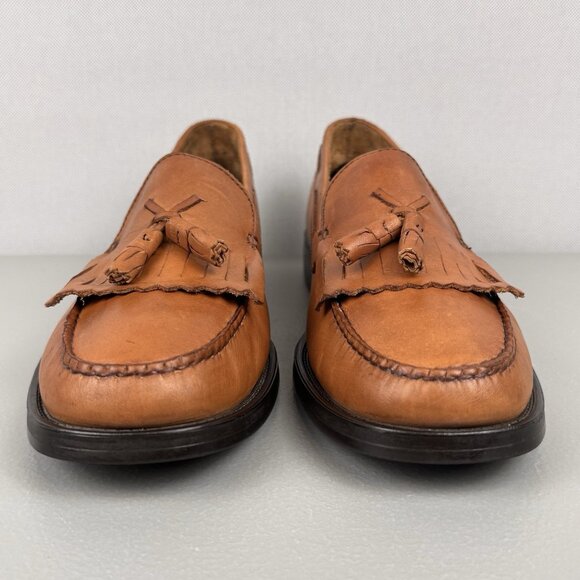 Bass Weejuns Marietta ll Tassel Loafers Leather Shoes Womens 11 M Tan 3242-261 - Picture 2 of 9